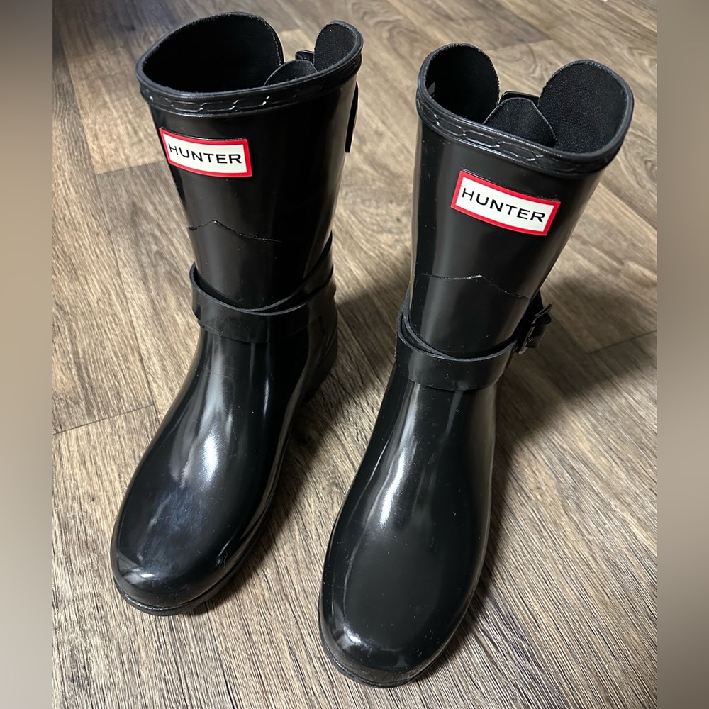 Hunter Rain Boots Black Women’s Size 7
